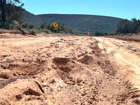 rain damage on Yardea Road