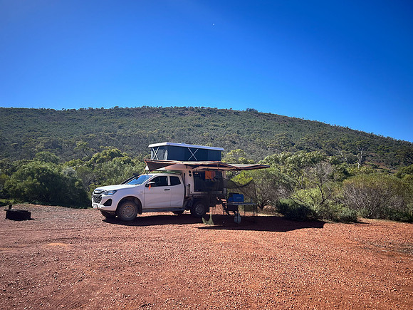 campsite at Yandinga
