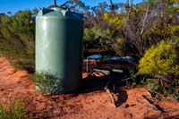 one of many water points around the property