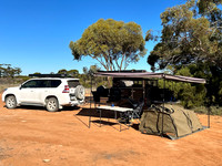 campsite at Lake Gilles