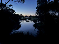 Beaufort Lake Caravan Park was a convenient  first night stop enroute to Geelong ferry terminal. $20 for an unpowered site and a couple of kms of walking track around the lake .