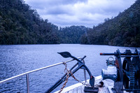 on the way back, approaching "the narrows"