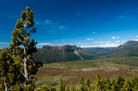 Cathedral Mtn from Mt Doris