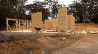 visitors to the building site, 2014