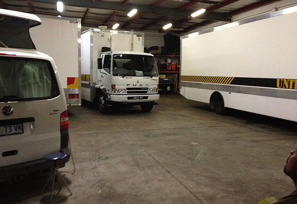 camping inside Unit One HQ, "Underground"