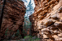 the narrowest bit of Hidden Gorge