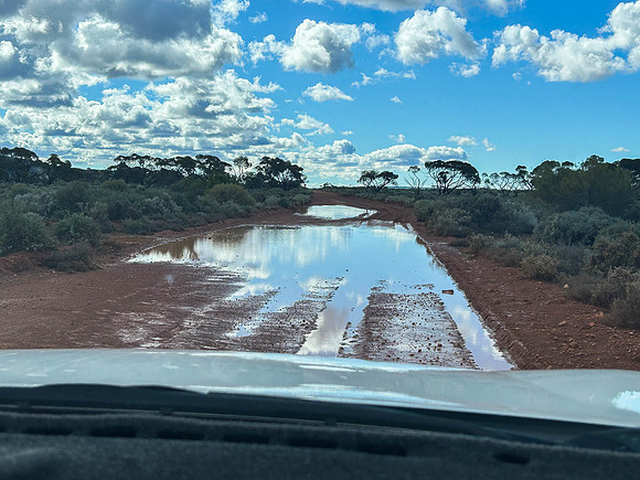 Despite 24 hours of rain up this way, the roads were ok apart from the odd puddle....