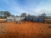 the communal firepit at Boolcoomatta campground