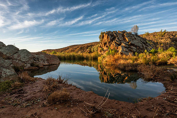 a waterhole at Redbanks